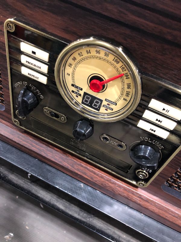 Photo 1 of Victrola 6-in-1 Nostalgic Bluetooth Record Player with 3-speed Turntable