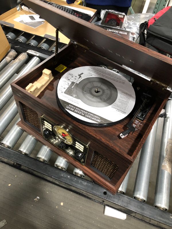 Photo 1 of Victrola 6-in-1 Nostalgic Bluetooth Record Player with 3-speed Turntable