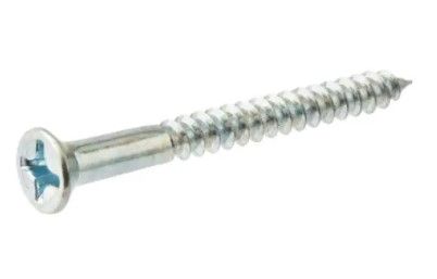 Photo 1 of #12 x 1-1/2 in. Phillips Flat Head Zinc Plated Wood Screw (50-Pack) Set of 3