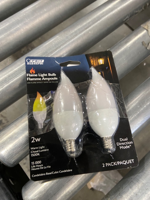 Photo 1 of Flame Light Bulb 2pk