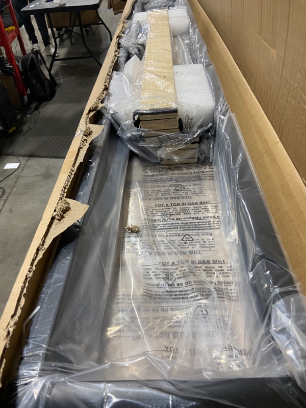Photo 1 of Amazon Basics 10" Modern Metal Platform Bed with Wood Slat Support - Mattress Foundation - No Box Spring Needed, Twin
