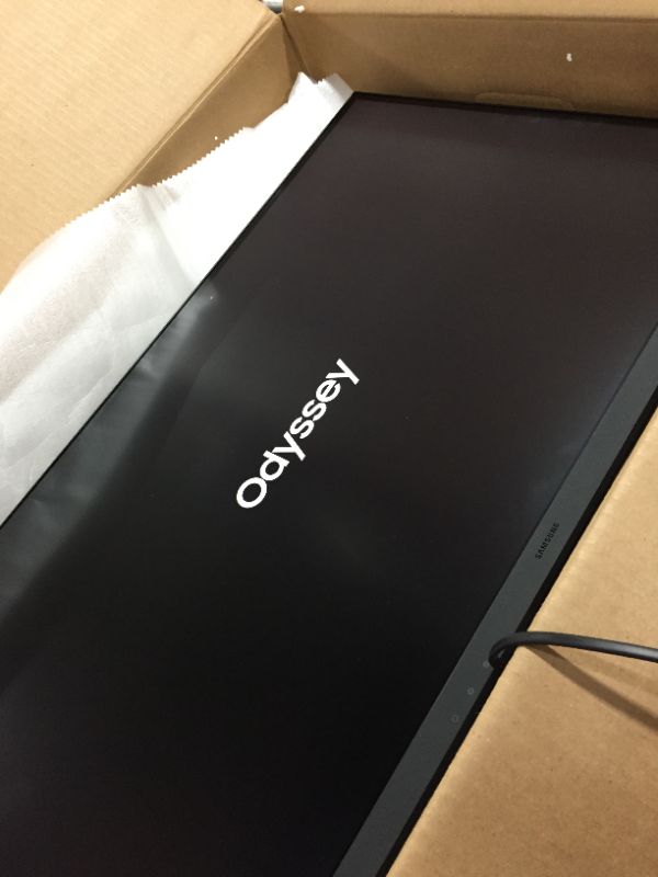 Photo 2 of SAMSUNG 28" Odyssey G70A Gaming Computer Monitor, 4K UHD LED Display, HDR 400, 144Hz, G-Sync and FreeSync Premium Support, Front Light Panels, LS28AG700NNXZA, Black
