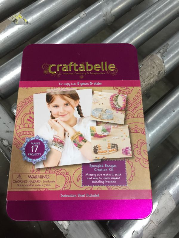 Photo 2 of Craftabelle – Spangled Bangles Creation Kit – Bracelet Making Kit – 366pc Jewelry Set with Memory Wire – DIY Jewelry Kits for Kids Aged 8 Years +
2 PACK 