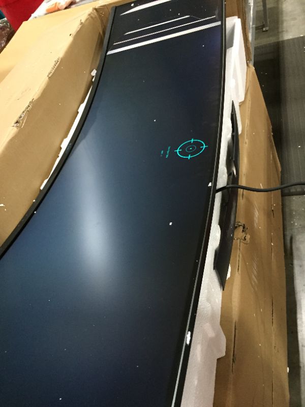 Photo 1 of SAMSUNG LC49RG90SSNXZA 49-Inch CRG9 Curved Gaming Monitor, Black, QHD, 120Hz

