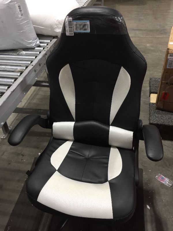 Photo 1 of Black and White gaming Chair 