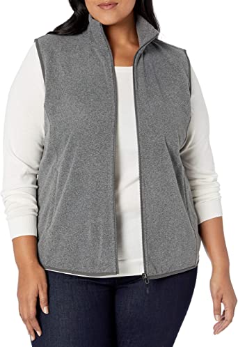 Photo 1 of Amazon Essentials Women's Classic-Fit Sleeveless Polar Soft Fleece Vest, size 5x