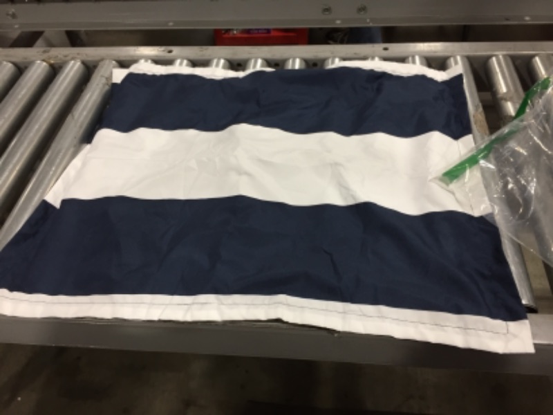 Photo 2 of Blue with White Comforter, 66x90 in 