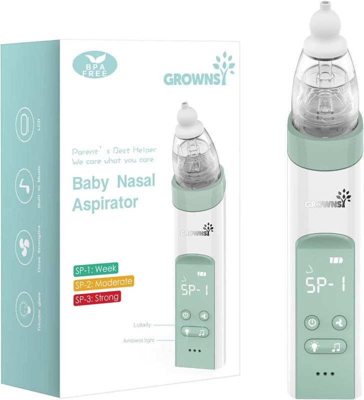 Photo 1 of Baby Nasal Aspirator | Baby Nose Sucker | Nose Sucker for Baby - Baby Nose Cleaner, Automatic Nose Sucker for Infants, Rechargeable, with Music & Light Soothing Function
