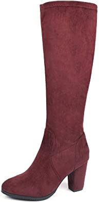 Photo 1 of DREAM PAIRS Women's Chunky Heel Knee High and Up Boots
size 8