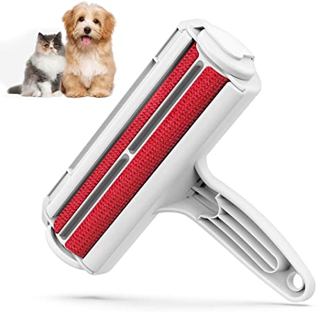 Photo 1 of DELOMO Pet Hair Remover Roller - Dog & Cat Fur Remover with Self-Cleaning Base - Efficient Animal Hair Removal Tool - Perfect for Furniture, Couch,...
