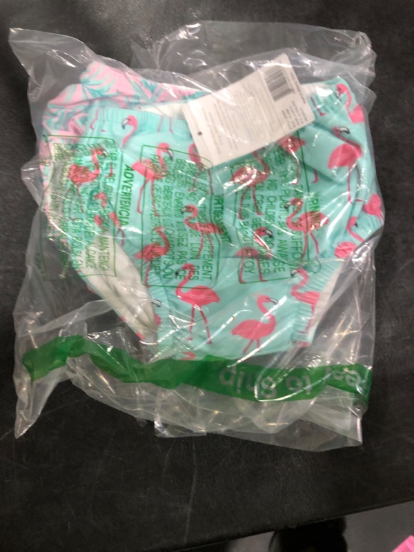 Photo 2 of Hudson Baby Size 18-24M 2-Pack Flamingos Swim Diapers in Blue/pink
