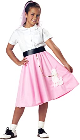 Photo 1 of Kids Pink Poodle Skirt Costume
