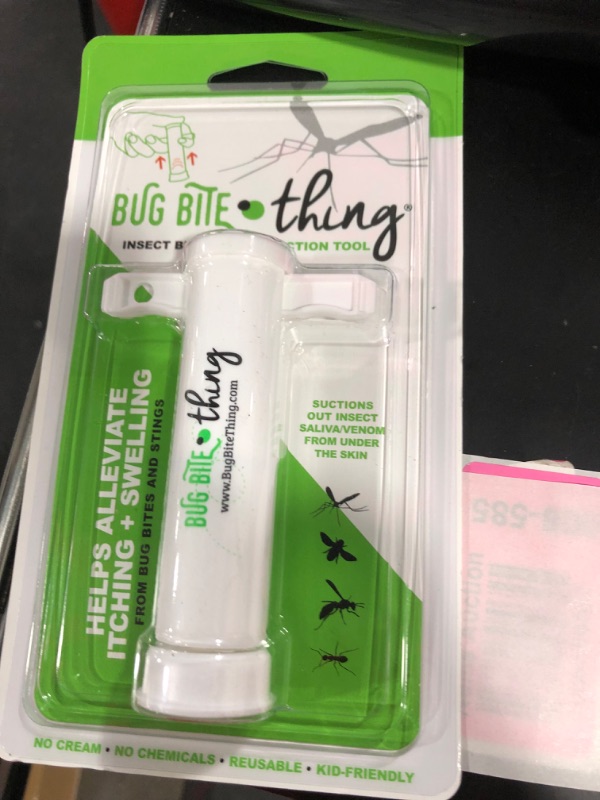 Photo 2 of Bug Bite Thing Suction Tool, Poison Remover - Bug Bites and Bee/Wasp Stings, Natural Insect Bite Relief, Chemical Free - White/Single
