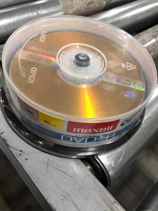 Photo 2 of MAXELL DVD-R 4.7GB 4X 15pc Spindle 638006
