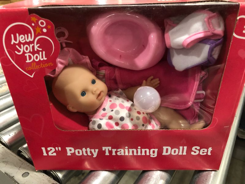 Photo 2 of Drink and Wet Potty Training Baby Doll posable Dolls with Pacifier, Bottle, and Diapers - Helps Toilet Training for Kids (caucasian)
