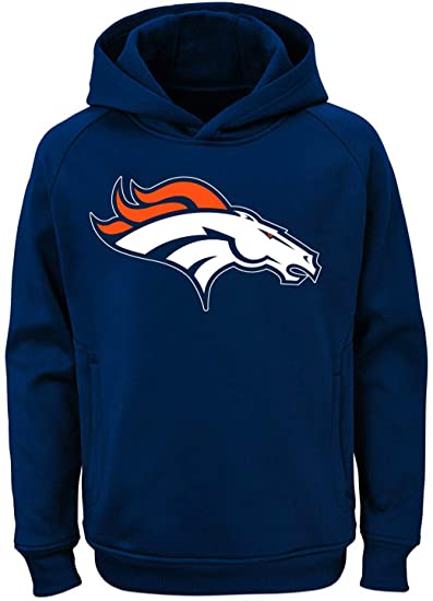 Photo 1 of NFL Kids Team Color Polyester Performance Primary Logo Pullover Sweatshirt Hoodie, Medium 
