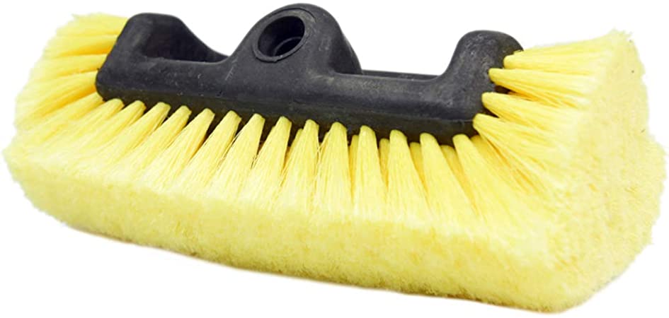 Photo 1 of CARCAREZ 10" Car Wash Brush with Soft Bristle for Auto RV Truck Boat Camper Exterior Washing Cleaning, Yellow
