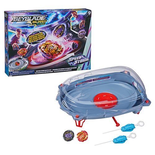 Photo 1 of Beyblade Burst Surge Speedstorm Motor Strike Battle Set Hasbro GameStop
