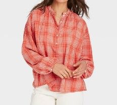 Photo 1 of Women's Balloon Long Sleeve Poet Top - Universal Thread™
size: XXL