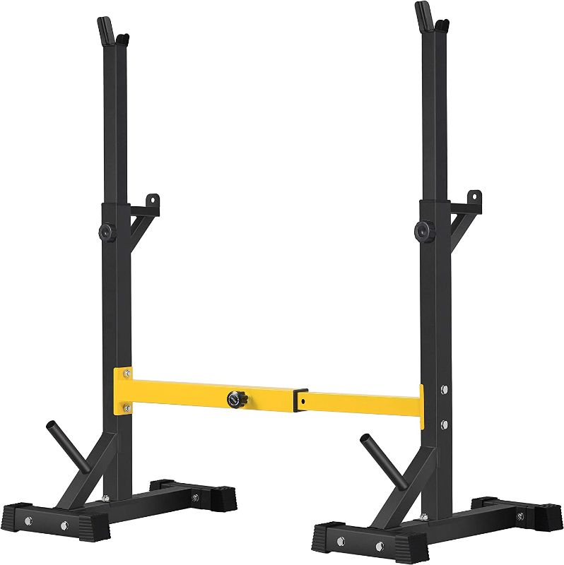 Photo 1 of BangTong&Li Squat Rack Stand,Barbell Rack,Bench Press Rack Stand Home Gym Adjustable Weight Rack 550Lbs
