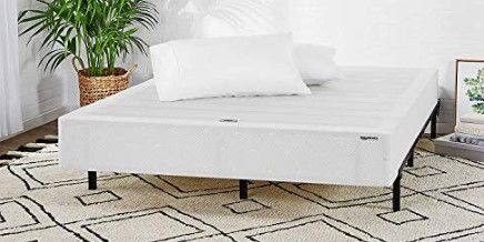 Photo 1 of Basics Mattress Foundation / Smart Box Spring for Twin Size Bed, Tool-Free Easy Assembly - 5-Inch, Twin
