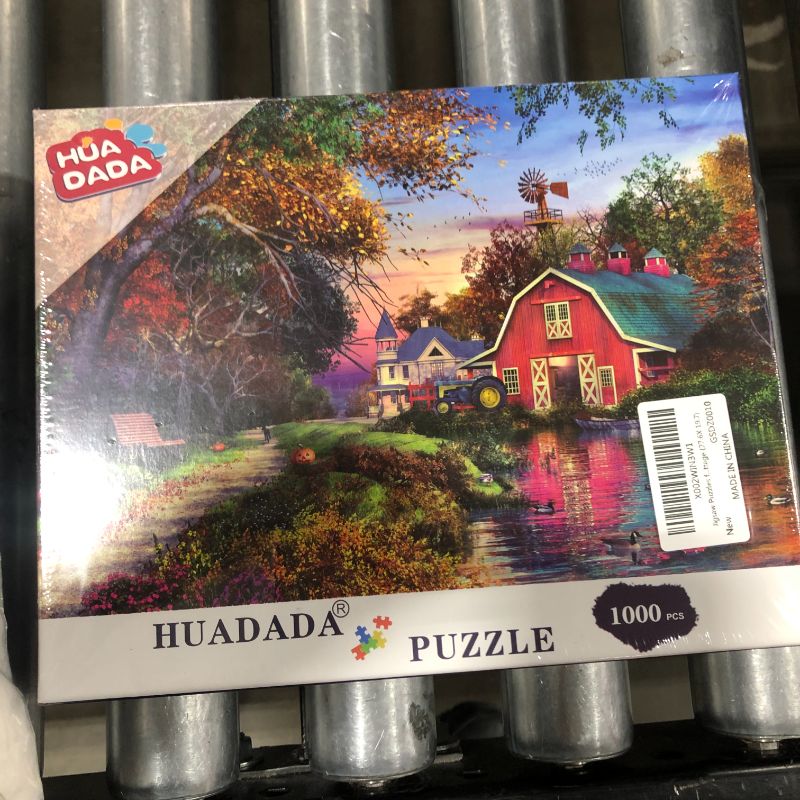 Photo 2 of Jigsaw Puzzles for Adults 1000 Piece Puzzle for Adults 1000 Pieces Puzzle 1000 Pieces-Autumn Cottage (27.6X 19.7)
