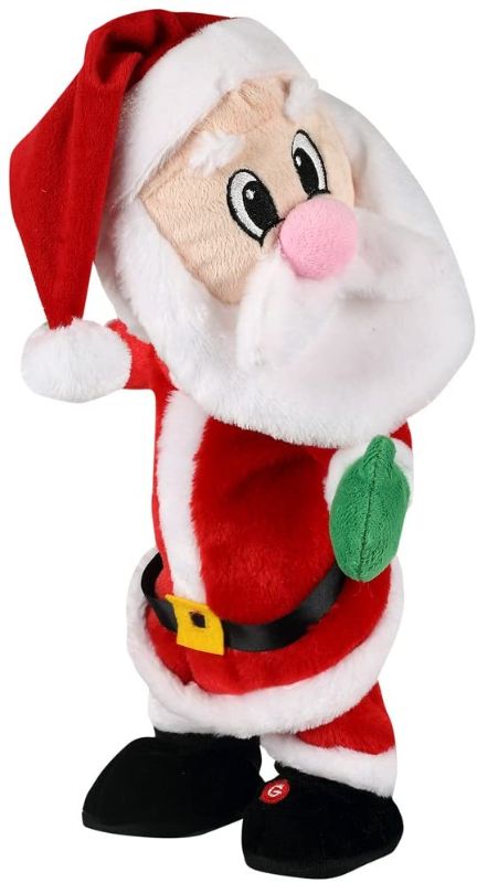 Photo 1 of Gemmy Twerking Santa Bluetooth Plush – Compatible with Alexa
