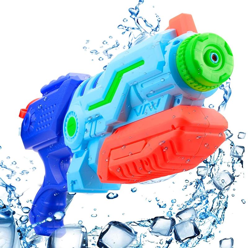 Photo 1 of Water Gun for Kids, iKeelo Super Water Soaker Blaster with 600CC Large Capacity, Up to 32ft Shooting Range, Leakage Free Water Squirt Gun for Swimming Pool, Beach, Party, Outdoor
