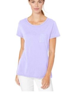 Photo 1 of Women's Short-Sleeve Pocket T-Shirt SIZE SMALL COLOR BLUE