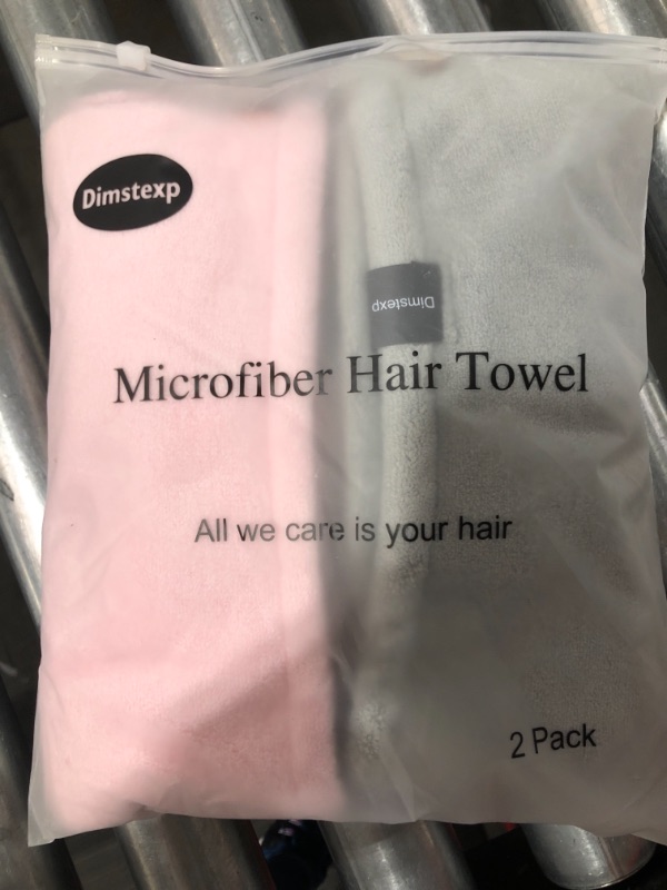 Photo 2 of  Microfiber Hair Towel Wrap for Women, 2 Pack