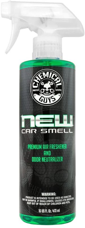Photo 1 of Chemical Guys AIR_101_16 New Car Smell Premium Air Freshener and Odor Eliminator (16 Oz)