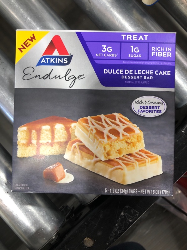 Photo 2 of Atkins Endulge Treat Dessert Bar Dulce De Leche Cake, 5 Count