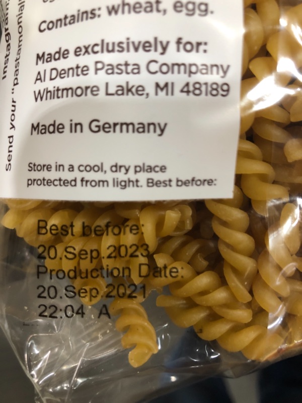 Photo 4 of Al Dente Carba-Nada Fusilli, Reduced Carb, High Protein Pasta, 72 Ounce, Pack of 6