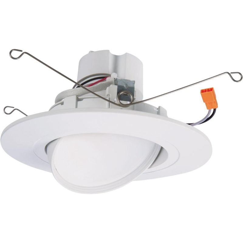 Photo 1 of Halo 5 In./6 In. Retrofit Ic Rated White Led Selectable Color Temperature Recessed Light Kit
