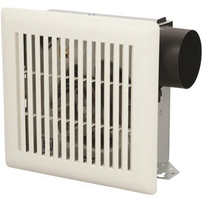 Photo 1 of Broan-NuTone 50 CFM Ceiling/Wall Mount Bathroom Exhaust Fan
