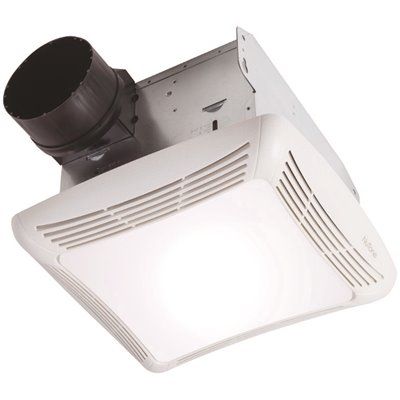 Photo 1 of Broan-NuTone 80 CFM Ceiling Bathroom Exhaust Fan with Light

