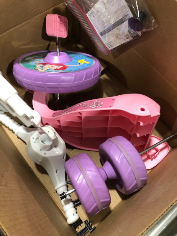 Photo 2 of Disney Princess Heart Strong 10" Fly Wheels Junior Cruiser Ride-On - Pink