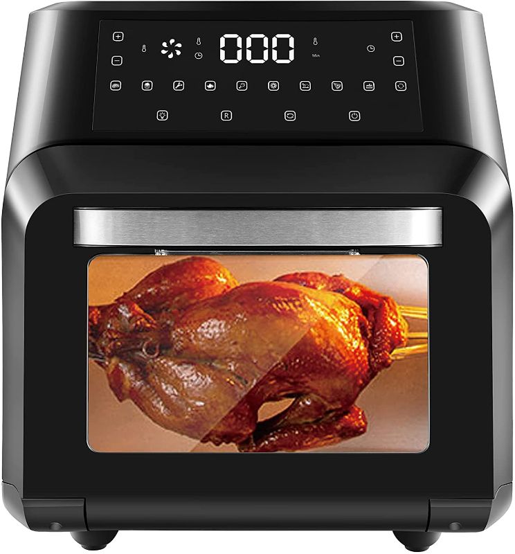 Photo 1 of Besile Air Fryer Toaster Oven,Digital LCD Touch Screen,Rotisserie Oven,Deep Fryer,Dehydrator, Roaster, Warmer, Reheater, Pizza Oven,