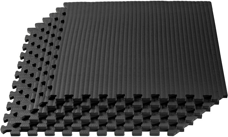 Photo 1 of 1/2 Inch Thick Foam Mats, Interlocking Floor Tiles 