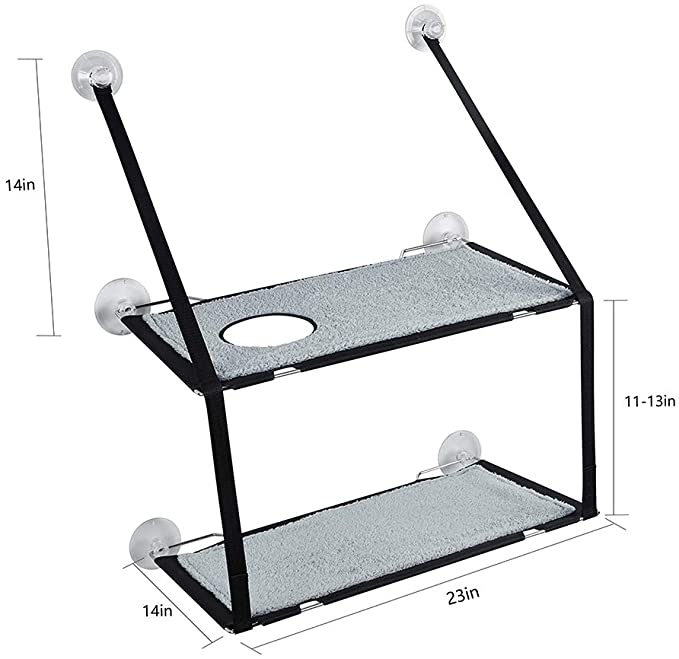 Photo 1 of  Cat Window Perch Cat Hammock for Window 2 Layers Bed
