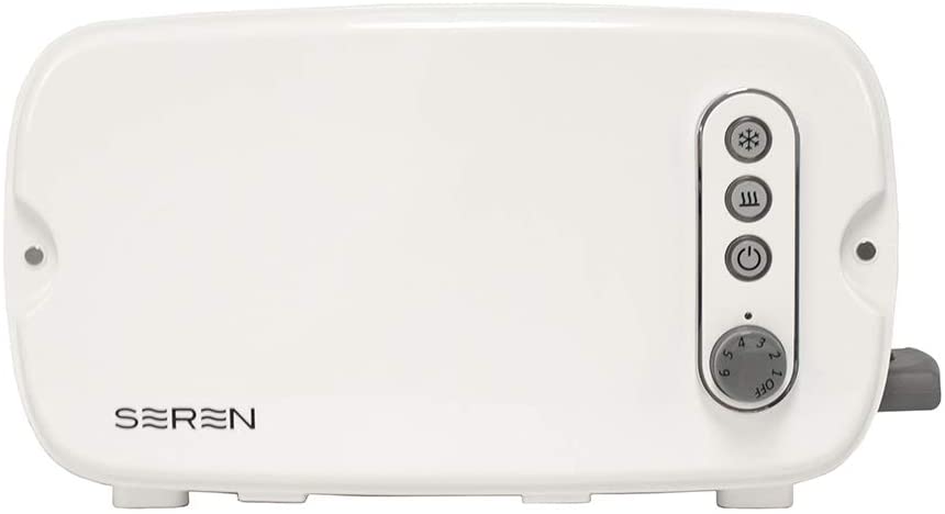 Photo 1 of BergHOFF Seren Side Loading Toaster with Cool Touch Exterior and Removable Crumb Tray, White, With red Serving Tray