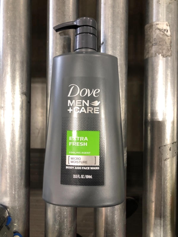 Photo 2 of Dove Men+Care Body and Face Wash Pump for Dry Skin Extra Fresh More Moisturizing Than Typical Bodywash 23.5 oz