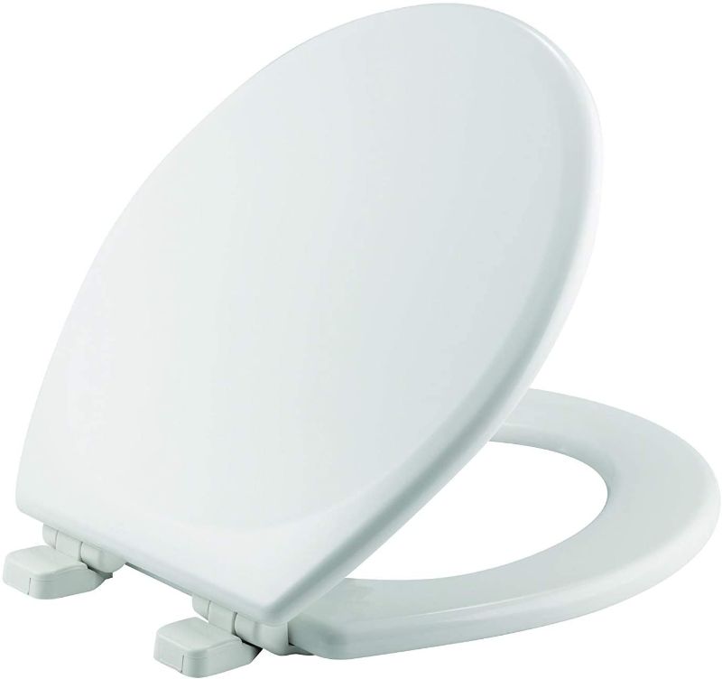 Photo 1 of Mayfair 843SLOW 000 Lannon Toilet Seat Will Slow Close and Never Loosen Durable Enameled Wood