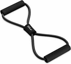 Photo 1 of Fit2Live Figure 8 Resistance Tube with Handles - Home Gym and Travel Weight...
