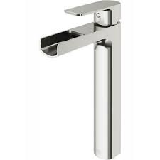 Photo 1 of Amada Single Hole Single-Handle Vessel Bathroom Faucet in Brushed Nickel by VIGO
