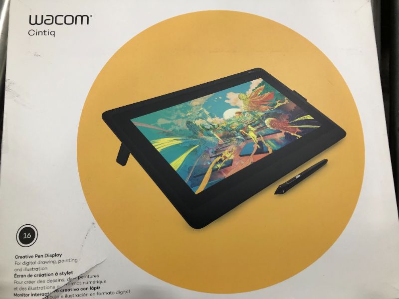 Photo 4 of Wacom DTK1660K0A Cintiq 16 Drawing Tablet with Screen - small