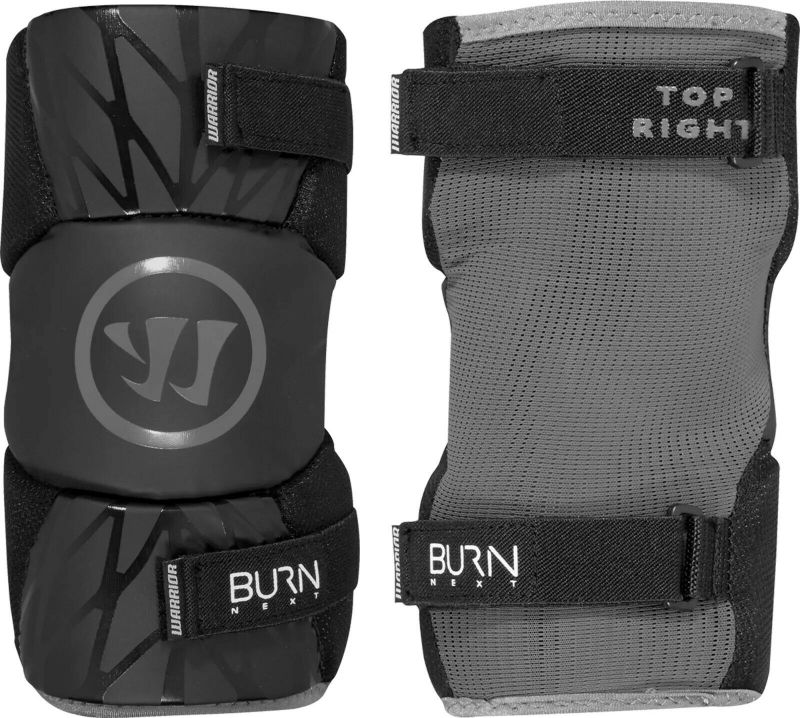 Photo 1 of Warrior Youth Burn Next Lacrosse Arm Pads BLACK Size SMALL