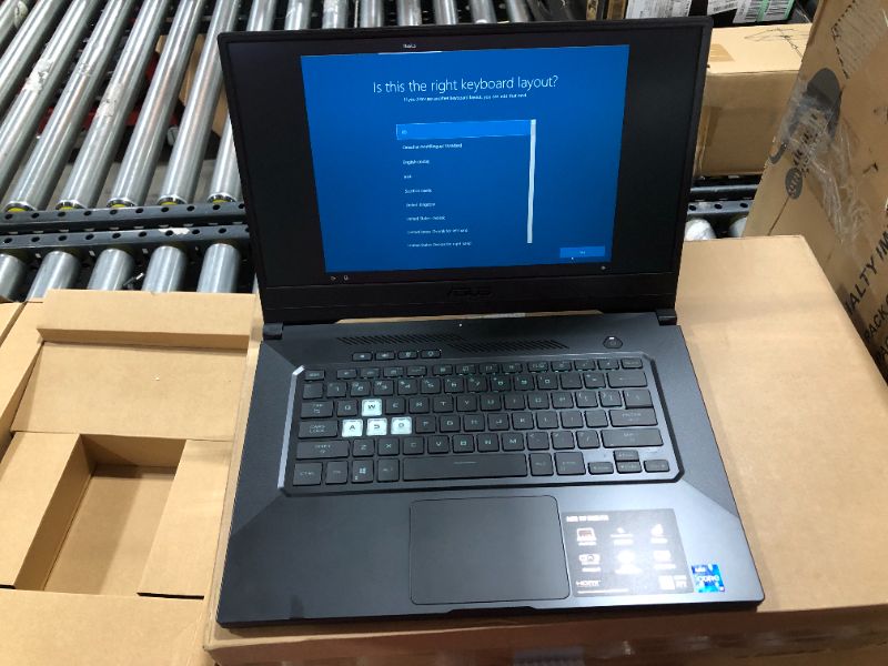 Photo 2 of ASUS TUF Dash 15 (2021) Ultra Slim Gaming Laptop, 15.6” 144Hz FHD, GeForce RTX 3050 Ti, Intel Core i7-11370H, 8GB DDR4, 512GB PCIe NVMe SSD, Wi-Fi 6, Windows 10, Eclipse Grey Color, TUF516PE-AB73
