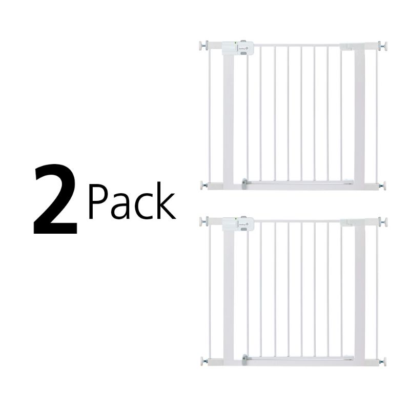 Photo 1 of Safety 1st Easy Install Walk-Thru Gate - Value 2 Pack, White
