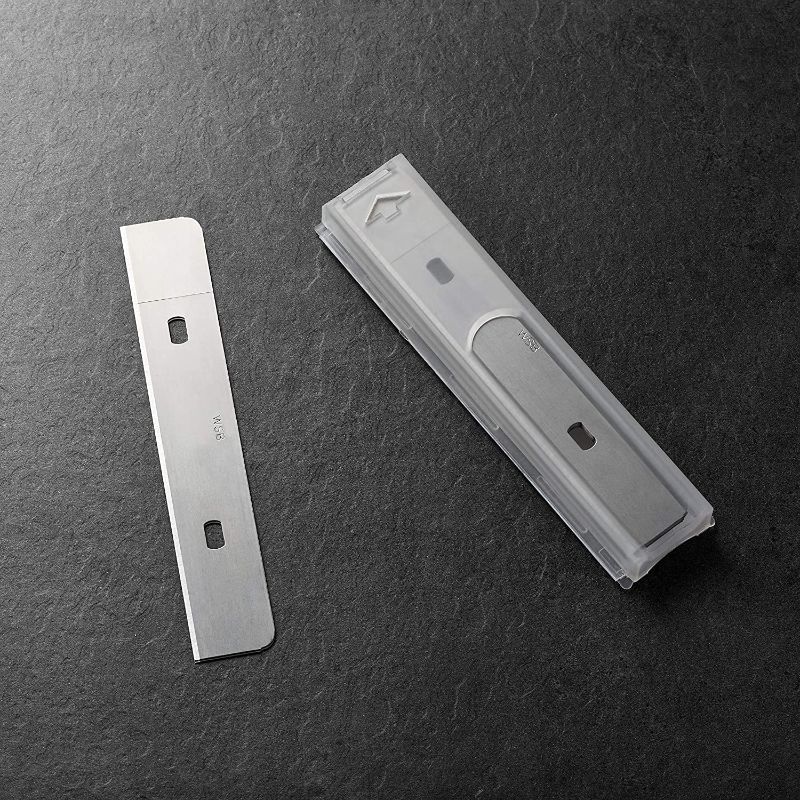 Photo 2 of (2 pack) Amazon Basics 4" Replacement Stripper and Scraper Blades, 10/dispenser
